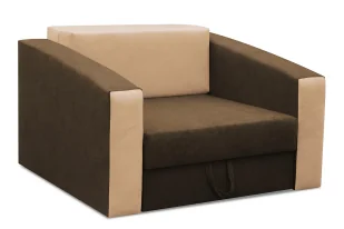 Brązowy fotel rozkładany z funkcją spania E4-R74 - Łóżka dla dzieci i młodzieży Brązowy fotel rozkładany z funkcją spania E4-R74 - Łóżka dla dzieci i młodzieży - miniaturka - grafika 1