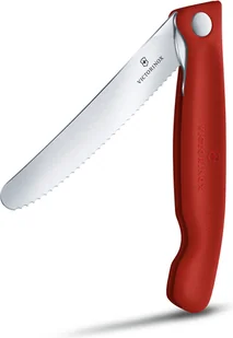 Victorinox Nóż składany kuchenny Red - ząbkowane ostrze z zaokrąglonym czubkiem (6.7831.FB) 6.7831.FB - Noże - miniaturka - grafika 2