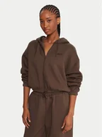 Bluzy damskie - Reebok Bluza Reebok X Ewa Chodakowska RK25307CCW Brązowy Relaxed Fit - miniaturka - grafika 1