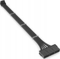 Adaptery i przejściówki - QingSea Adapter przejściówka kątowa 90 stopni 8 Pin 12VHPWR TYP A 16 AWG Czarny QingSea QINGSEA 90 DEGREE 3*8 PIN TO 12VHPWR TYPE A BLACK - miniaturka - grafika 1