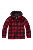 Kurtki damskie - Kurtka Damska Brandit Teddyfleece Kaptur Czerwony/CzarnyXS - miniaturka - grafika 1