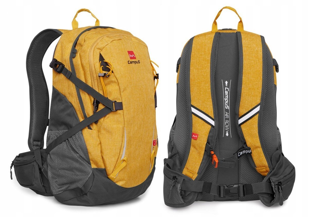 LEKKI PLECAK SPORTOWY CAMPUS MULLACO 30L WENTYLOWANE PLECY Ĺ»Ă“ĹTY