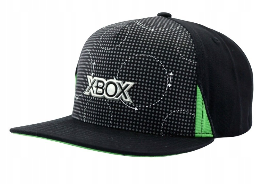 Czapka z daszkiem męska młodzieżowa Gra XBOX 55-61cm Logo Haft Snapback