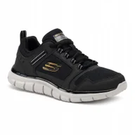 Buty sportowe męskie - Buty męskie Skechers Track Knockhill black/gold 42 Eu - miniaturka - grafika 1