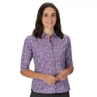 Koszule damskie - Regatta Damska koszula Nimis Iii zapinana na guziki Lilacblmflor 18 - miniaturka - grafika 1