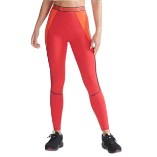 Legginsy damskie Superdry Train Branded Elastic Tightsportowe -L - Legginsy - miniaturka - grafika 1
