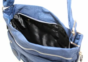 Stylowa Lekka Materiałowa Torba Średnia Kwadrat Listonoszka Na Ramię Bag Street NR 2221 GRANATOWY - Gadżety dla niej i dla niego Stylowa Lekka Materiałowa Torba Średnia Kwadrat Listonoszka Na Ramię Bag Street NR 2221 GRANATOWY - Gadżety dla niej i dla niego - miniaturka - grafika 6