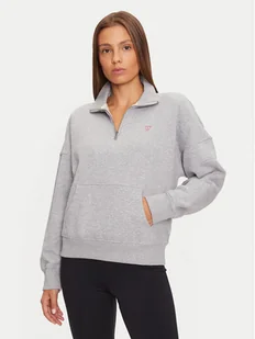 Guess Bluza W4BQ15 KC811 Szary Relaxed Fit - Bluzy damskie - miniaturka - grafika 1