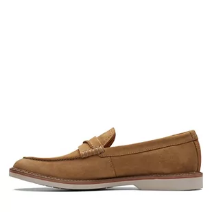 Clarks Męskie klapki Atticus LTSlipper, granatowe (Navy Suede), 44 EU, Navy Suede, 44 EU - Klapki i japonki męskie - miniaturka - grafika 1
