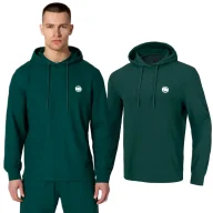 Odzież taktyczna i umundurowanie - Bluza z kapturem Pit Bull Heavy Weight 220 Coolmax Pique Rockey '24 - Ciemnozielona XL - miniaturka - grafika 1