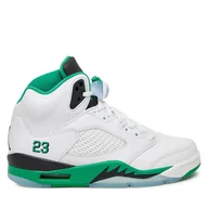 Sneakersy damskie - Sneakersy Nike Air Jordan 5 Retro DD9336 103 Biały - miniaturka - grafika 1