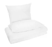 Pościel - Spod Igły i Nitki, Poszewka hotelowa na zamek, standard, biała, 220x200 cm - miniaturka - grafika 1