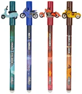 Długopisy - DŁUGOPIS WYMAZYWALNY ZE SKUWKĄ MOTOCYKLE, STRIGO - miniaturka - grafika 1