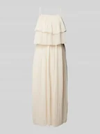 Sukienki - Długa sukienka z falbanami model ‘CHIFFON’ - miniaturka - grafika 1
