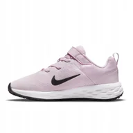 Buty dla dziewczynek - Buty Dziecięce Sportowe Różowe Rzep Nike Revolution 6 DD1095-608 r. 33,5 - miniaturka - grafika 1