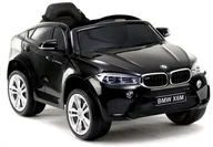 Pojazdy elektryczne dla dzieci - Auto na Akumulator BMW X6 Czarne Skóra, EVA - miniaturka - grafika 1