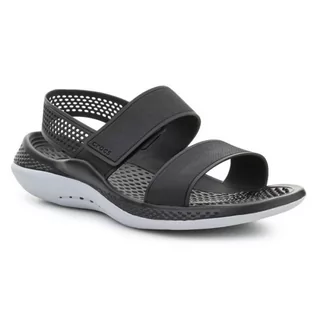 Sandały męskie - Sandały Crocs LiteRide 360 Sandal W 206711-02G czarne - grafika 1