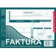 Druki akcydensowe - Michalczyk&Prokop Faktura Vat A5 brutto oryginał + kopia (123-3E) - miniaturka - grafika 1