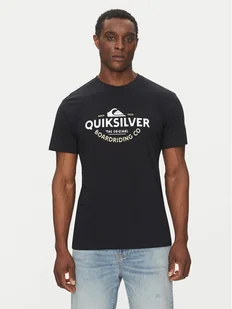 Quiksilver T-Shirt EQYZT08064 Czarny Regular Fit - Koszulki męskie - miniaturka - grafika 1
