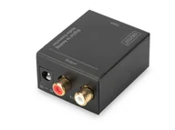 Adaptery i przejściówki - Digitus Konwerter sygnału Audio 1xCoax/Toslink do 1xMiniJack 3.5mm (DS-40133) - miniaturka - grafika 1