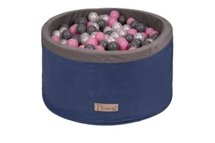 Suchy basen NIEBIESKI + 200 PIŁEK RÓŻOWE-SZARE-PERŁOWE, Flumi - Zabawki do kąpieli Suchy basen NIEBIESKI + 200 PIŁEK RÓŻOWE-SZARE-PERŁOWE, Flumi - Zabawki do kąpieli - miniaturka - grafika 1
