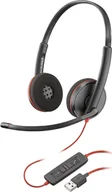 Słuchawki - POLY Blackwire C3220 USB-A czarny 77R32A6 - miniaturka - grafika 1