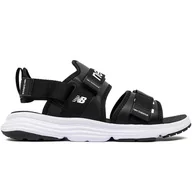 Klapki i japonki męskie - Sandały męskie New Balance SUA750A3  czarne - miniaturka - grafika 1