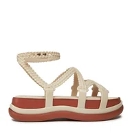 Sandały damskie - Sandały Melissa Melissa Buzios Ad 33979 Beżowy - miniaturka - grafika 1