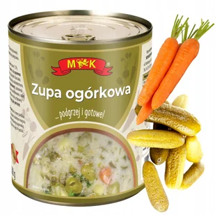 MK Zupa zupka Ogórkowa Tradycyjna Gotowa Puszce Smaczne Danie Konshurt 800g - Zupy w płynie MK Zupa zupka Ogórkowa Tradycyjna Gotowa Puszce Smaczne Danie Konshurt 800g - Zupy w płynie - miniaturka - grafika 1