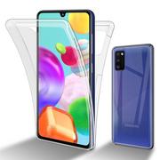 Etui i futerały do telefonów - Pokrowiec Do Samsung Galaxy A41 Etui w PRZEZROCZYSTY 360° Full Body Obudowa Case Cover Ochronny Cadorabo - miniaturka - grafika 1