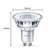 Żarówki LED - Philips żarówka LED GU10 4,6W 355lm 827 36° 2 szt. - miniaturka - grafika 1