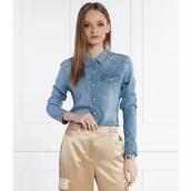 Koszule damskie - GUESS Jeansowa koszula Slim Fit - miniaturka - grafika 1