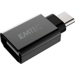 Emtec T600 USB 3.0 USB-C Czarny - Adaptery i przejściówki - miniaturka - grafika 1