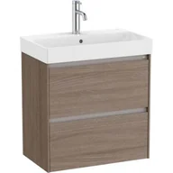 Szafki łazienkowe - Roca Unik zestaw łazienkowy 60 cm umywalka z szfką ciemny wiąz A851684511 - miniaturka - grafika 1