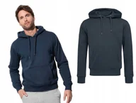 Bluzy damskie - Bluza Dresowa Ciepła Kangurka JAKOŚĆ STEDMAN 5600 GRANATOWA L - miniaturka - grafika 1