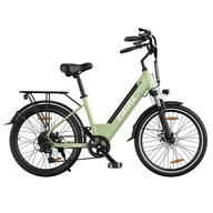 Rowery elektryczne - Rower elektryczny ESKUTE C100, silnik 250W, bateria 36V 10,4Ah, opony 26*1,75 cali, maks. prędkość 25km/h - Zielony - miniaturka - grafika 1