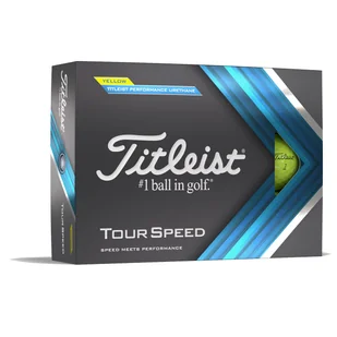 Titleist Tour Speed yellow 12-pack piłki golfowe - Golf - miniaturka - grafika 1