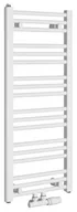 Grzejniki łazienkowe - Bruckner Grzejnik łazienkowy ALBRECHT 40x93 cm podłączenie centralne kolor biały - miniaturka - grafika 1