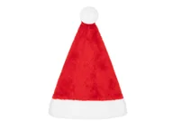 Pozostałe akcesoria świąteczne - Czapka Mikołaja pluszowa - 1 szt. - miniaturka - grafika 1