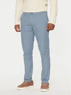 Spodnie męskie - Jack&Jones Chinosy Marco 12206198 Niebieski Slim Fit - miniaturka - grafika 1