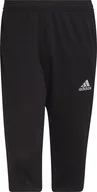 Spodnie sportowe męskie - Adidas Spodnie piłkarskie adidas ENTRADA 22 3/4 Panty HB0576 HB0576 czarny M - miniaturka - grafika 1