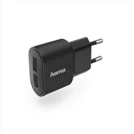 Ładowarki do telefonów - Ładowarka Hama ŁADOWARKA SIECIOWA USB (2xUSB) 230V 2,4A - miniaturka - grafika 1
