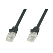 Kable miedziane - Techly TechlyPro Kabel sieciowy patch cord RJ45 Cat5e UTP CCA 3m czarny 308022 - miniaturka - grafika 1