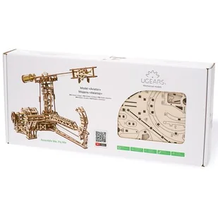 UGEARS 3D puzzle puzzle puzzle drewniane modelarstwo zestaw do zabawy wiatrak i wiatrak Aviator - DIY Puzzle zabawka edukacyjna - ekologiczne drewno zestaw do budowy modelu - dla dorosłych i dzieci, A - Modele do sklejania - miniaturka - grafika 1