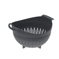 Pozostałe akcesoria kuchenne - Cedzak Vamos 24 cm szary - miniaturka - grafika 1