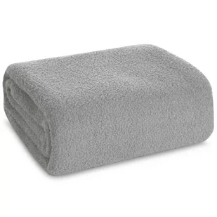 Koc 170 x 210 Mikrofibra Boucle Bukla Srebrny - Koce - miniaturka - grafika 2