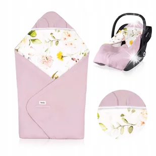 Śpiworek do fotelika wózka do nosidła kocyk bawełna Lionelo Travel Swaddle - Akcesoria do fotelików - miniaturka - grafika 1