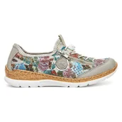Sneakersy damskie - Sneakers Rieker N42V1-40 - miniaturka - grafika 1