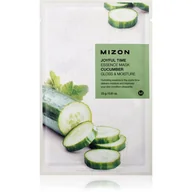 Maseczki do twarzy - Mizon Maska Plátýnková 3D z ogórków promieniowania i uwodniony skóry Joyful Time Essence Mask Cucumber) 2 - miniaturka - grafika 1