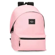 Torby na laptopy - Pepe Jeans Aris Colorful Dwukomorowy Plecak Na Laptopa 15,6 cala Różowy 31 x 44 x 17,5 cm Poliester by Joumma Bags, Różowy kolor, dwukomorowy plecak na laptopa - miniaturka - grafika 1